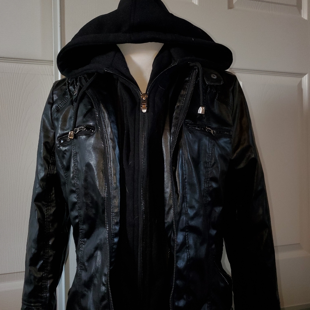 Faux Leather Jacket